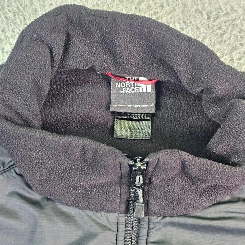 The North Face Jacket Mens XL Black Polartec Fleece Full Zip Windbreaker Pockets